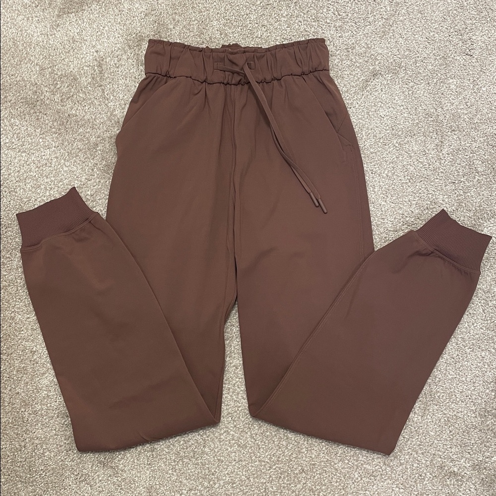 🆕 Lululemon Stretch High-Rise Jogger – Dark Oxide – Size 0 – NWOT